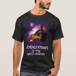 T-shirt Doberman Est Mon Esprit Animal Doberman Lover