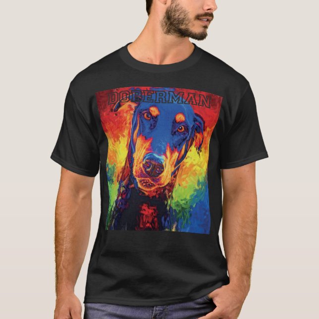 T-shirt Doberman Family (Devant)