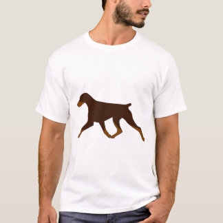T-Shirt - Doberman Gait naturel rouge et rouille