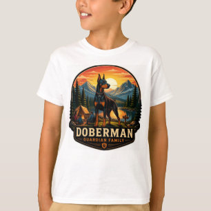 T-shirt Doberman Gardien de Famille