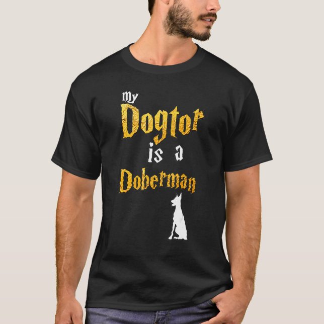 T-shirt Doberman Homme Doberman (Devant)