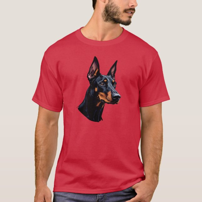 T-shirt Doberman Lover (Devant)