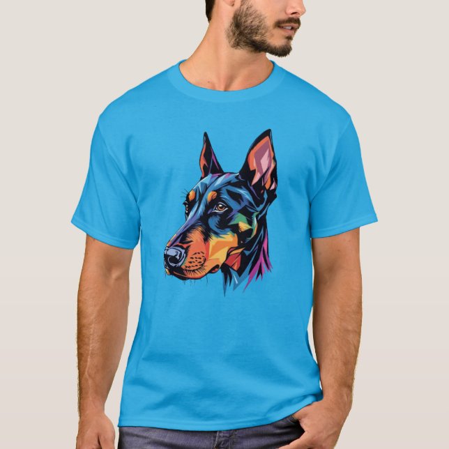 T-shirt Doberman Lover (Devant)