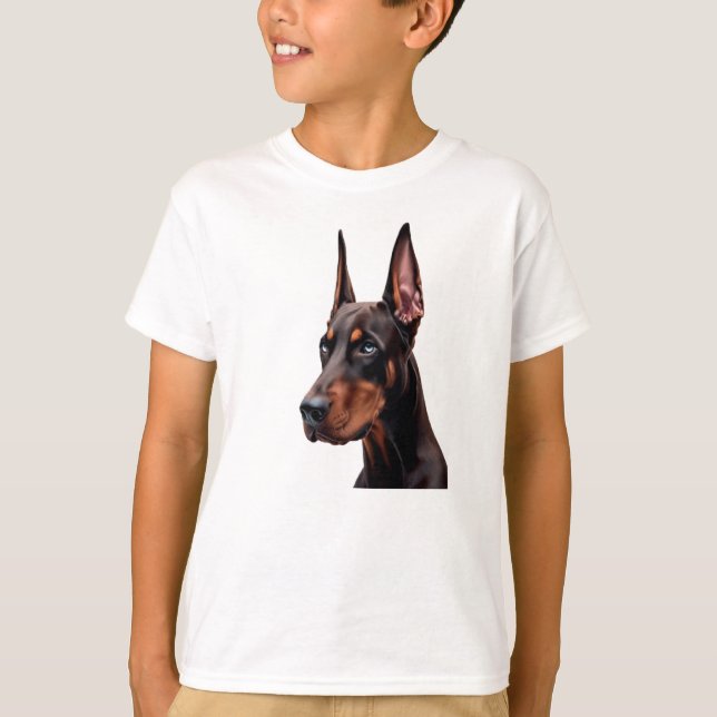 T-shirt Doberman Maman (Devant)