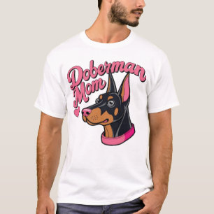 T-shirt Doberman Maman