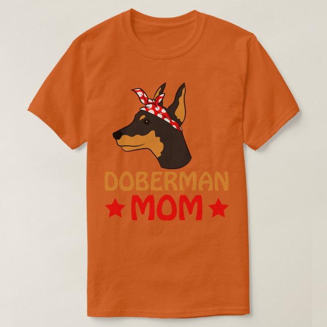 T-shirt Doberman Maman (Design devant)