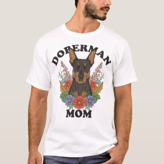 T-shirt Doberman Maman