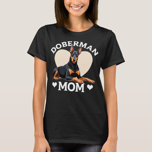 T-shirt Doberman Maman (Devant)