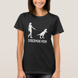 T-shirt Doberman Maman Dobe Dobie Doberman Pinsman Chien D