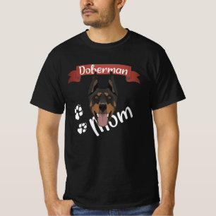 T-shirt Doberman Mom, Dog Mom