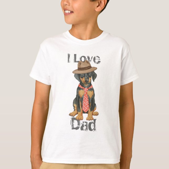 T-shirt Doberman Papa (Devant)