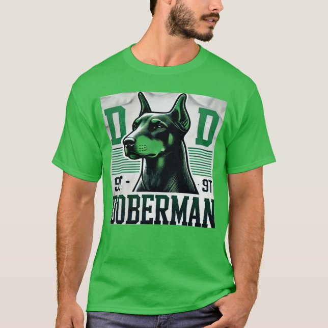T-shirt Doberman Papa 9 T (Devant)