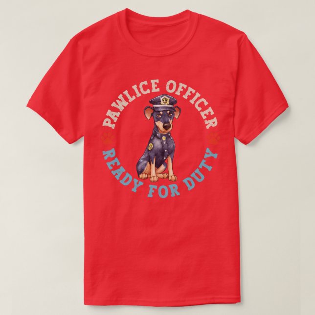 T-shirt Doberman Pawlice (Design devant)