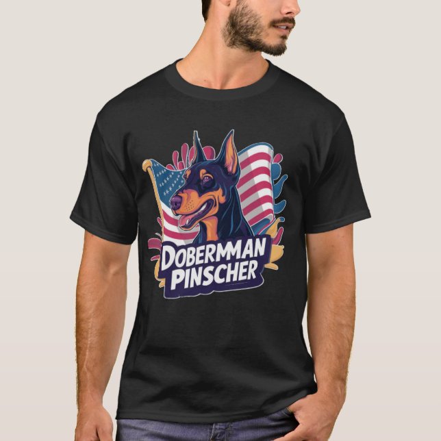 T-shirt Doberman Pinscher (Devant)