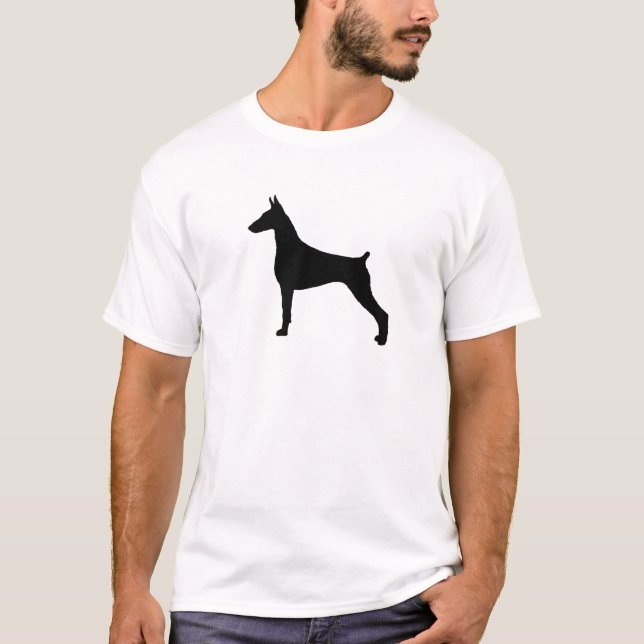 T-shirt doberman pinscher (Devant)
