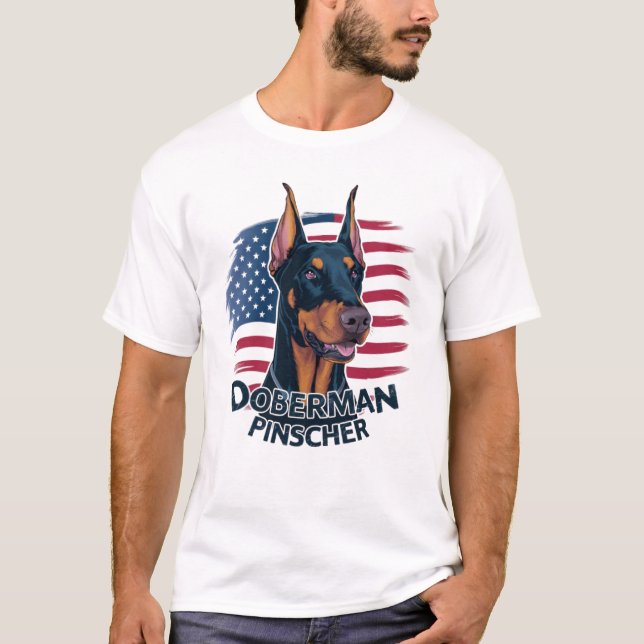 T-shirt Doberman Pinscher (Devant)