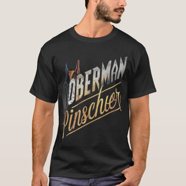 T-shirt Doberman Pinscher (Devant)