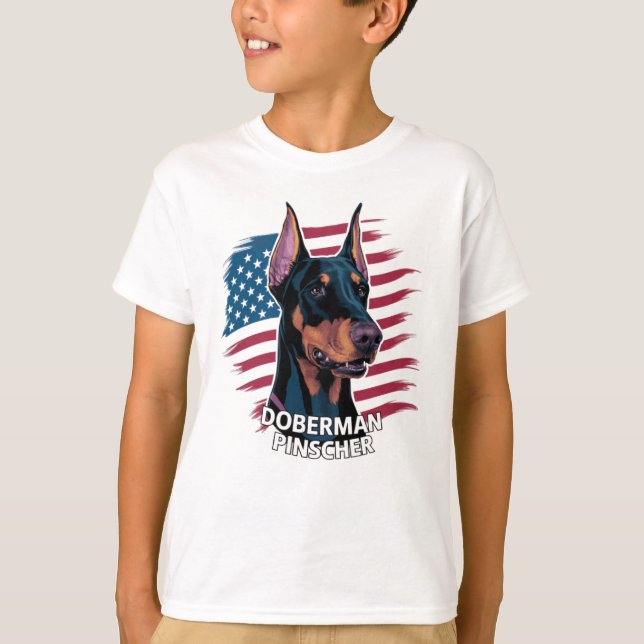 T-shirt Doberman Pinscher (Devant)