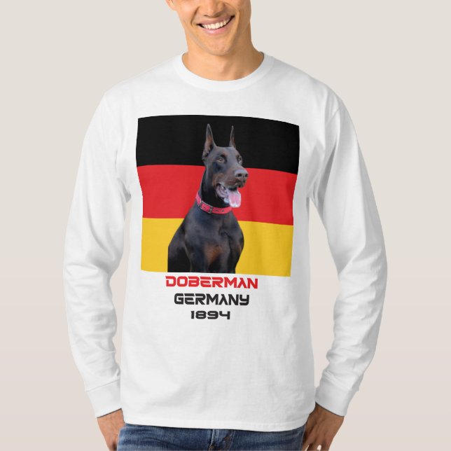 T-shirt Doberman Pinscher 1894  (Devant)