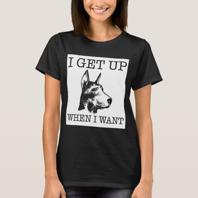 T-shirt Doberman Pinscher   chien (Devant)
