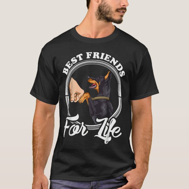 T-shirt Doberman Pinscher Funny Doberman Lover 674 (Devant)