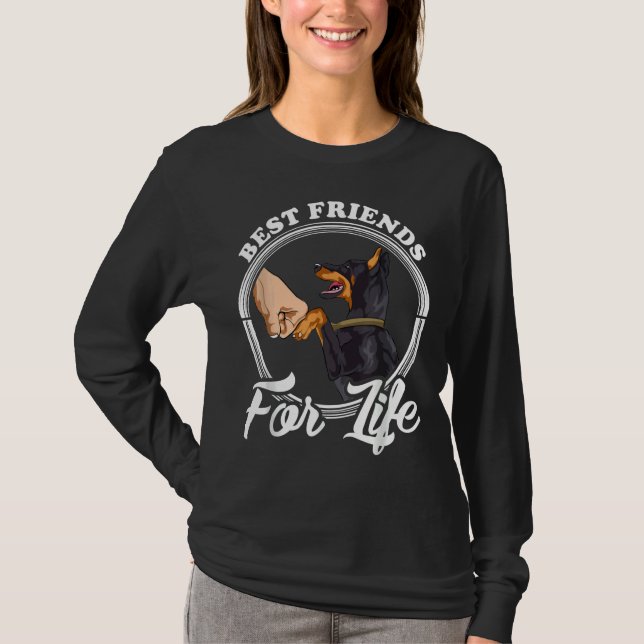 T-shirt Doberman Pinscher Funny Doberman Lover 96 (Devant)