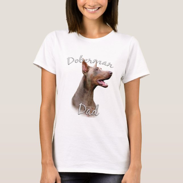 T-shirt Doberman Pinscher (Isabella) Papa 2 (Devant)