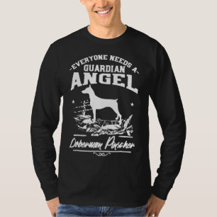T-shirt Doberman Pinscher Maman Papa