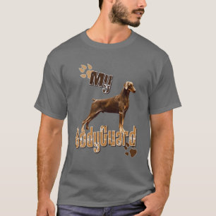 T-shirt Doberman Pinscher Mon garde du corps Drôle