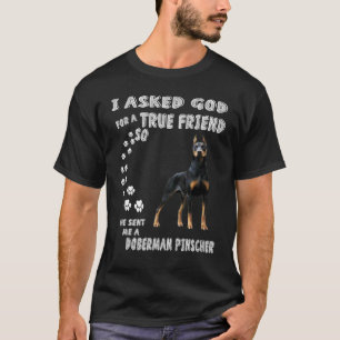 T-shirt Doberman Pinscher Pet Dobie Mama Dog Dad Dobermann