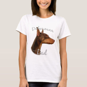T-shirt Doberman Pinscher (rouge) Papa 2
