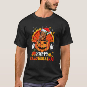 T-shirt Doberman Pinschers Chien Heureux Hallothanksmas Ha