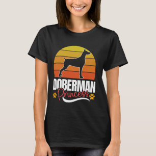 T-shirt DOBERMAN PRINCESS Doberman Dobie Chien Maman