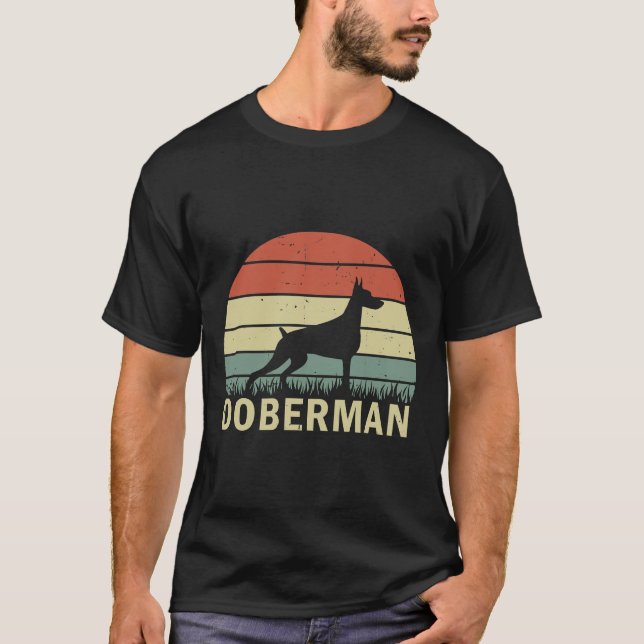 T-shirt Doberman Rasta (Devant)