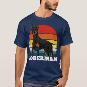 T-shirt Doberman Retro