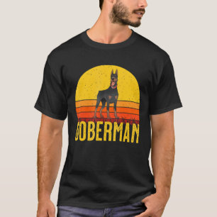 T-shirt Doberman Sunrise