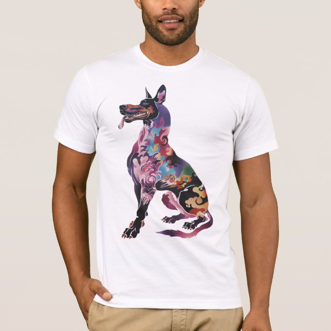 T-shirt Doberman traditionnel (Devant)