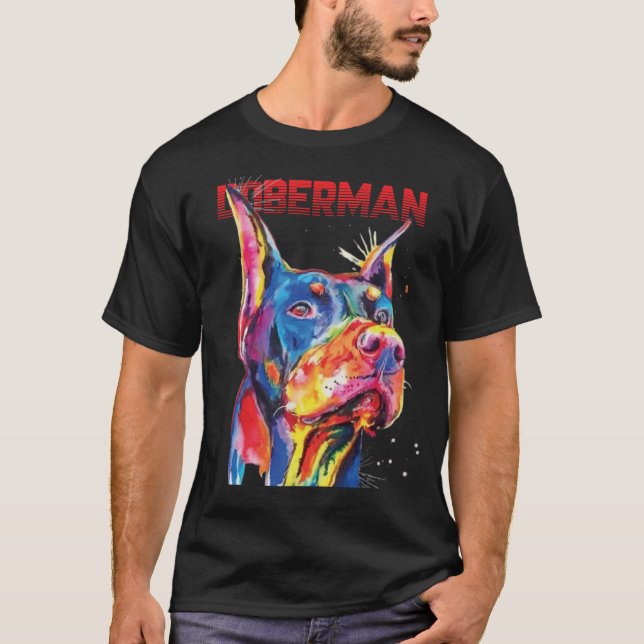 T-shirt Doberman Warrior (Devant)