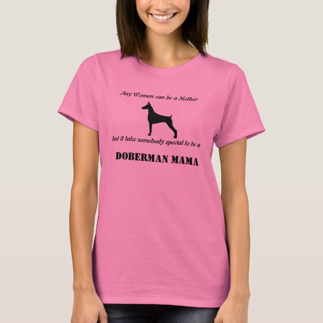 T-shirt DobermanMama (Devant)