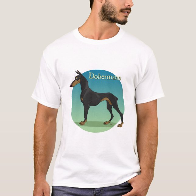 T-shirt dobermann (Devant)