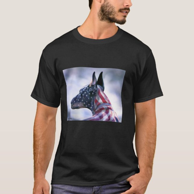 T-shirt Dobermann américain de fierté (Devant)