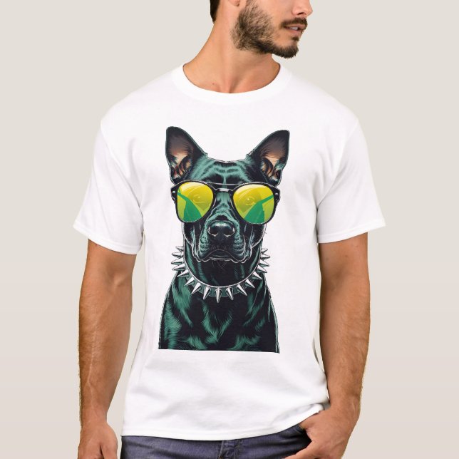 T-shirt Dobermann Cool (Devant)