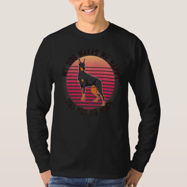 T-shirt Dobermann race de chiens 26 (Devant)