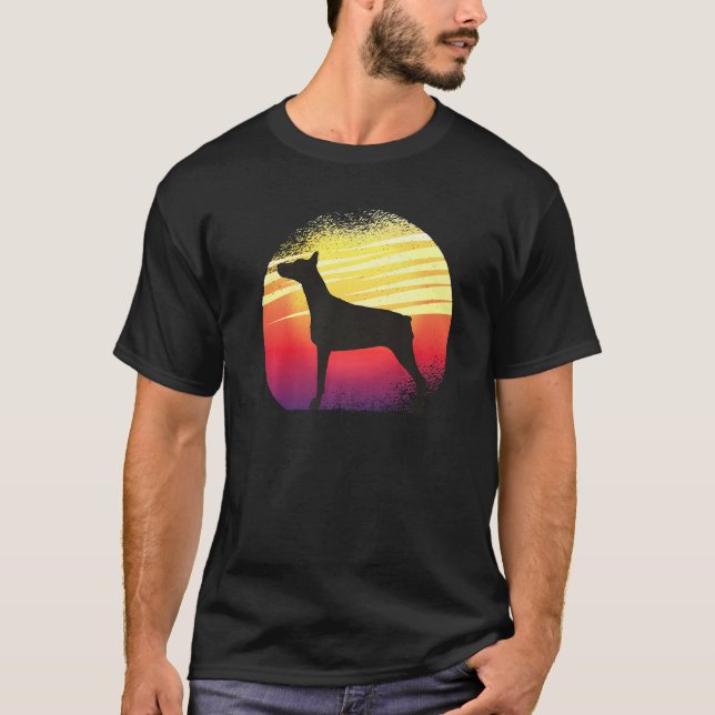 T-shirt Dobermann race de chiens 48 (Devant)