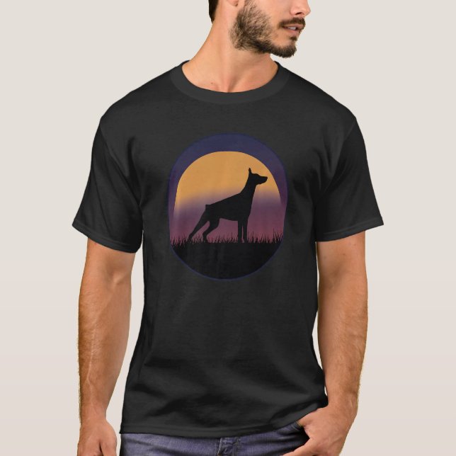 T-shirt Dobermann race de chiens 53 (Devant)