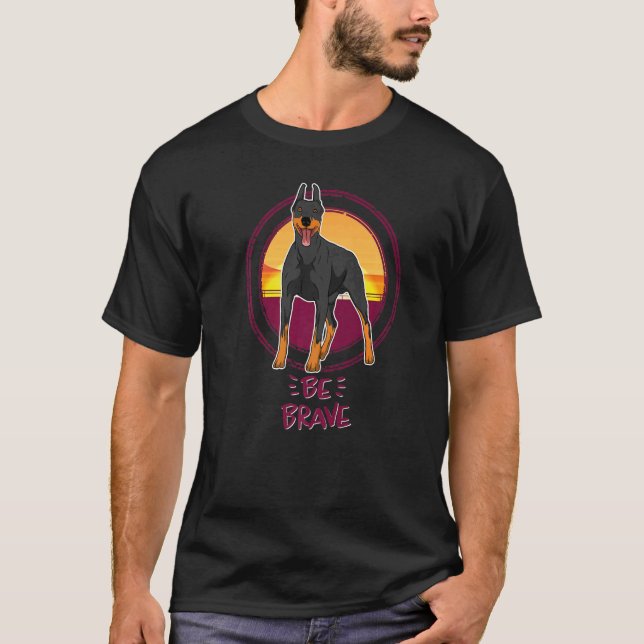 T-shirt Dobermann race de chiens 72 (Devant)