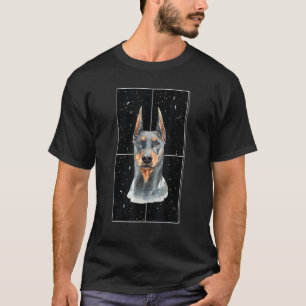 T-shirt Dobie Doberman Pincher Breed Space Animal