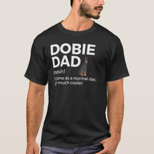 T-shirt Dobie Papa Définition Doberman Doberman Doberman P