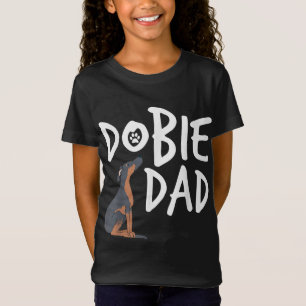 T-Shirt Dobie Papa Doberman Pinsman Chien Chien Chien Chie