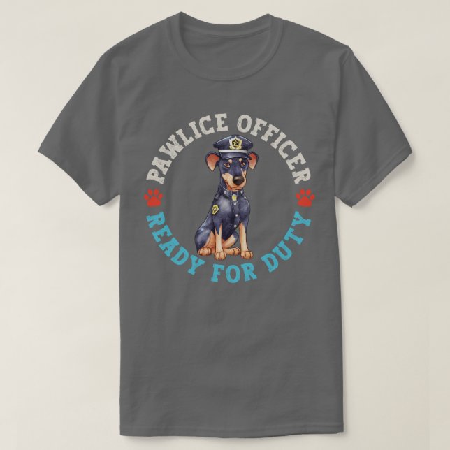 T-shirt Dobie Pawlice Officier (Design devant)